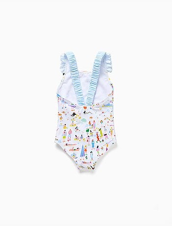 Maillot de bain avec imprimé Carolina Celas x Zippy