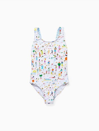Maillot de bain avec imprimé Carolina Celas x Zippy