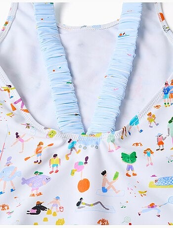 Maillot de bain avec imprimé Carolina Celas x Zippy