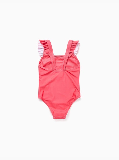 Maillot de bain avec imprimé Minnie et bretelles à volants - Kiabi