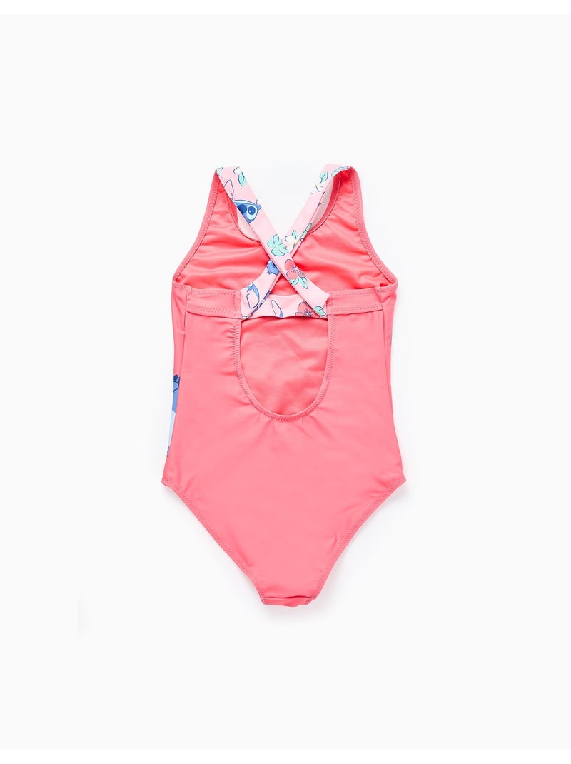 Maillot de bain avec imprimé Stitch et bretelles croisées N/A - Kiabi
