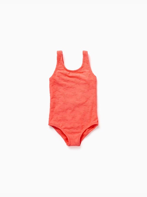 Maillot de bain avec motif d'étoiles en bouclé - Kiabi