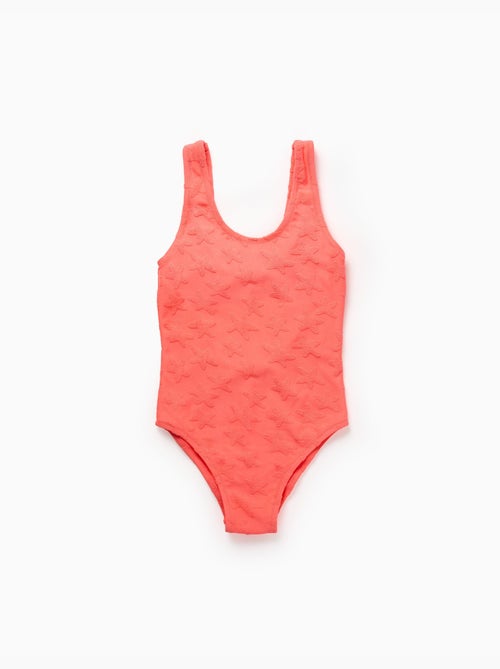 Maillot de bain avec motif d'étoiles en bouclé - Kiabi
