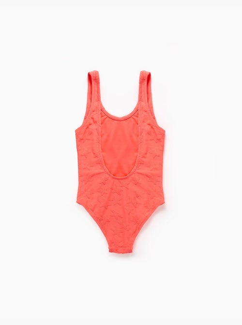 Maillot de bain avec motif d'étoiles en bouclé - Kiabi