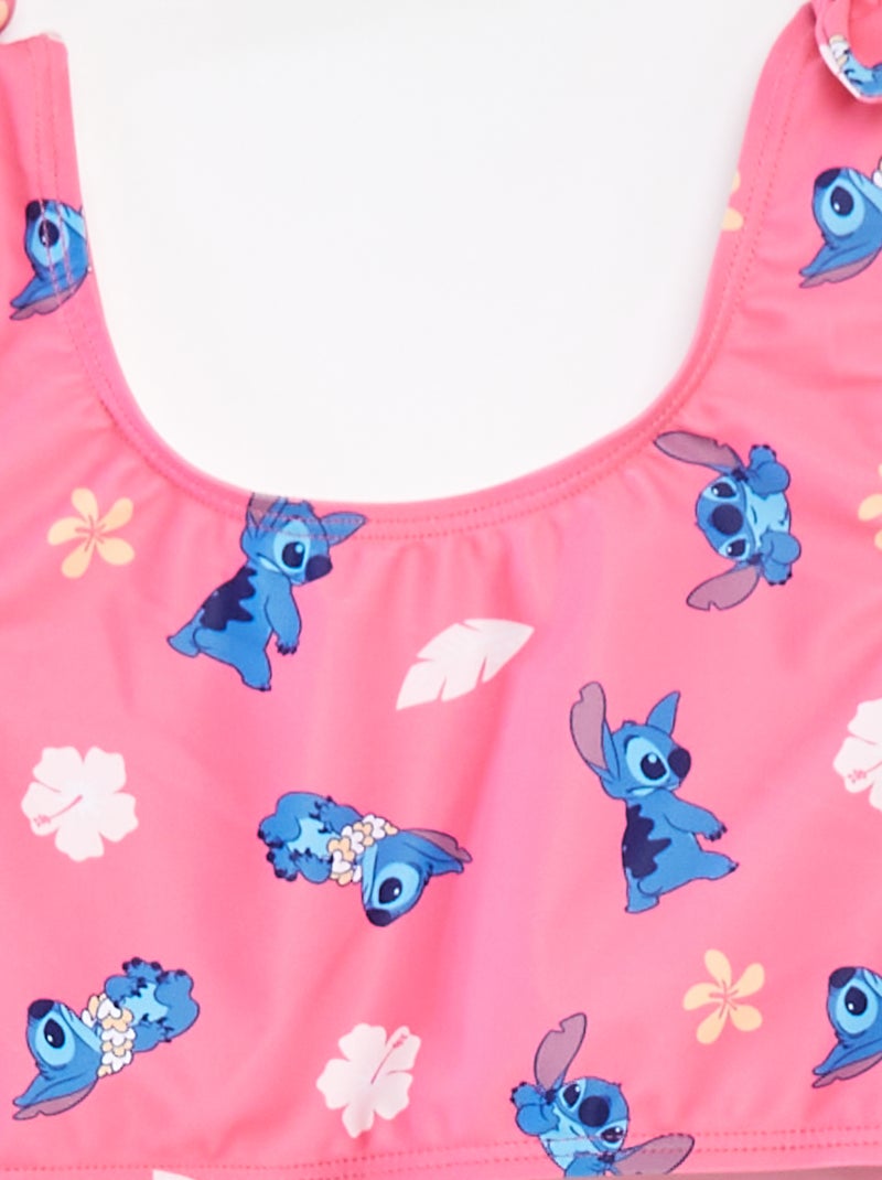 Maillot de bain avec nœuds 'Stitch' 'Disney' - 2 pièces ROSE - Kiabi