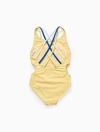 Maillot de Bain avec Paillettes et Bretelles Triples