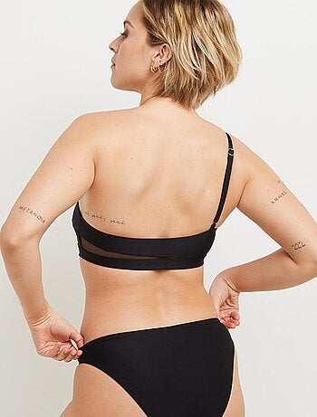 Maillot de bain bandeau 1 epaule Mirette - RougeGorge Lingerie