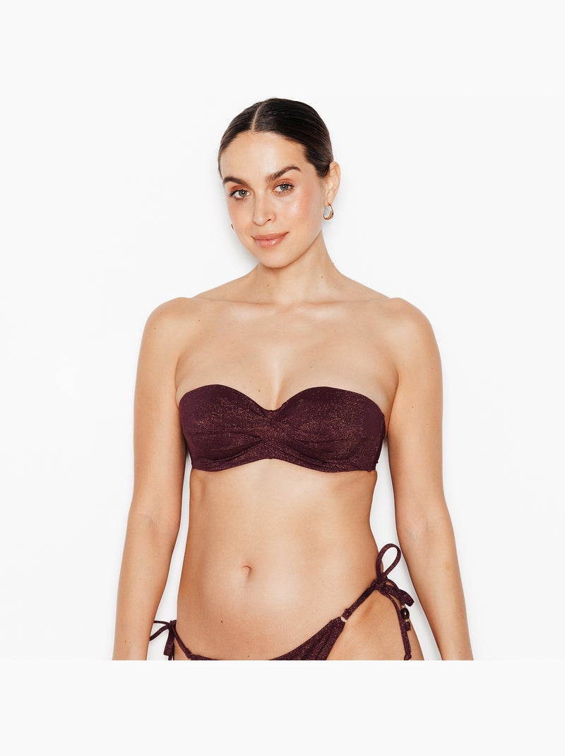 Maillot de bain bandeau Paillette - RougeGorge Lingerie Doré/or - Kiabi