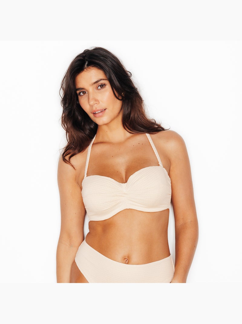 Maillot de bain bandeau Perle - RougeGorge Lingerie Ecru - Kiabi