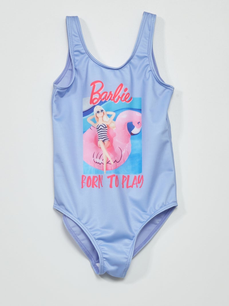 Maillot de bain 'Barbie' - 1 pièce Bleu - Kiabi