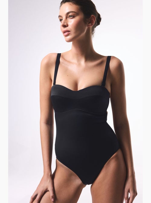 Maillot de bain basic new lotus à corset penti - Kiabi
