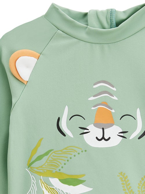 Maillot de bain bébé 2 pièces t-shirt de protection UV & boxer avec chapeau Kanha - Kiabi