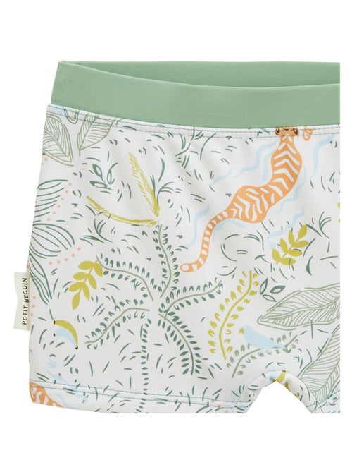 Maillot de bain bébé 2 pièces t-shirt de protection UV & boxer avec chapeau Kanha - Kiabi