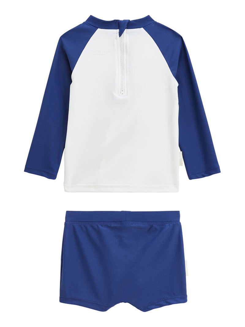 Maillot de bain bébé 2 pièces t-shirt de protection UV & boxer Costa Bleu - Kiabi