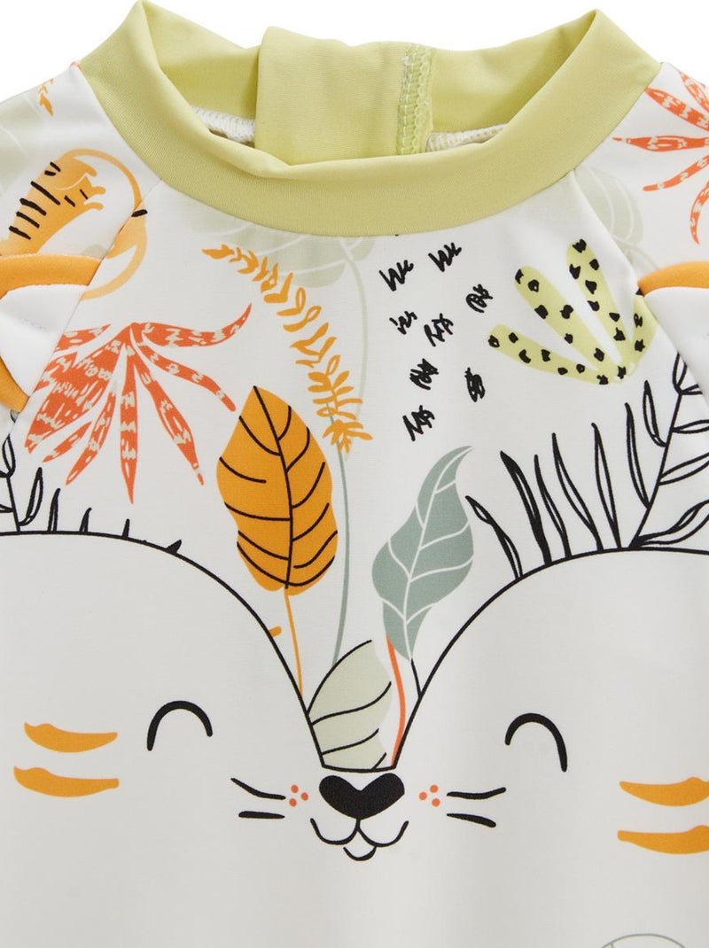 Maillot de bain bébé 2 pièces t-shirt de protection UV & boxer Dumbea Vert - Kiabi