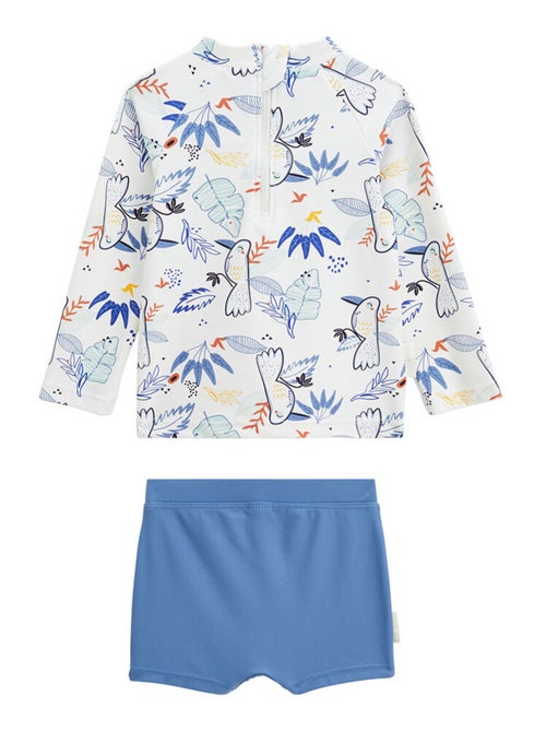 Maillot de bain bébé 2 pièces t-shirt de protection UV & boxer Mexico - Kiabi