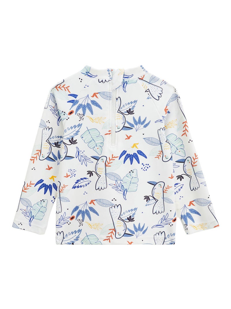 Maillot de bain bébé 2 pièces t-shirt de protection UV & boxer Mexico Bleu - Kiabi