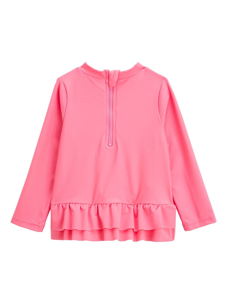 Maillot de bain bébé 2 pièces t-shirt de protection UV & culotte Ciao Milano Rose - Kiabi