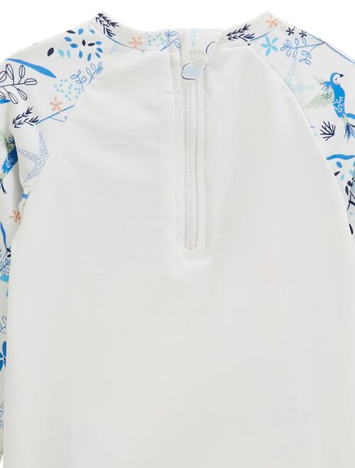 Maillot de bain bébé 2 pièces t-shirt de protection UV & culotte Océan d'amour - Kiabi