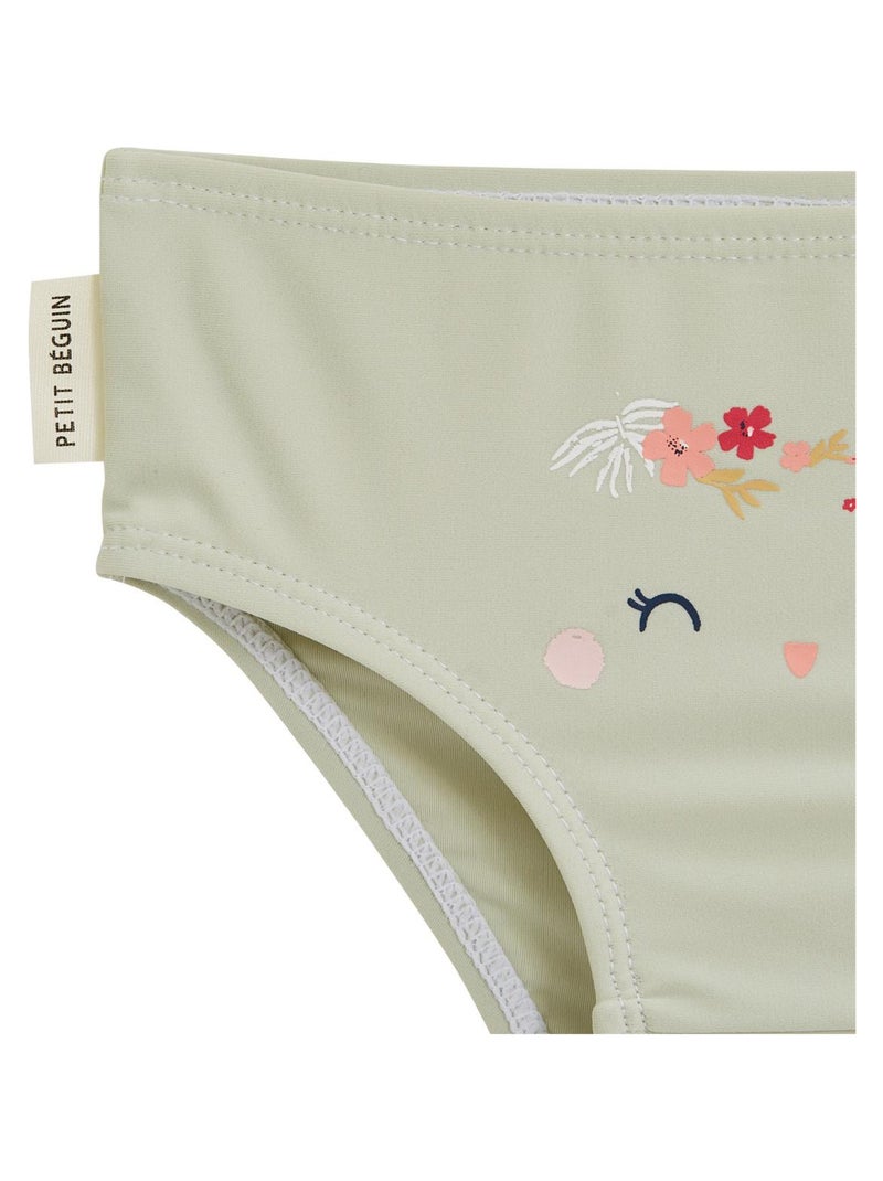 Maillot de bain bébé 2 pièces t-shirt de protection UV & culotte Paradise Rose - Kiabi