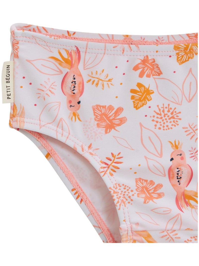 Maillot de bain bébé 2 pièces t-shirt de protection UV & culotte Sumba Orange - Kiabi