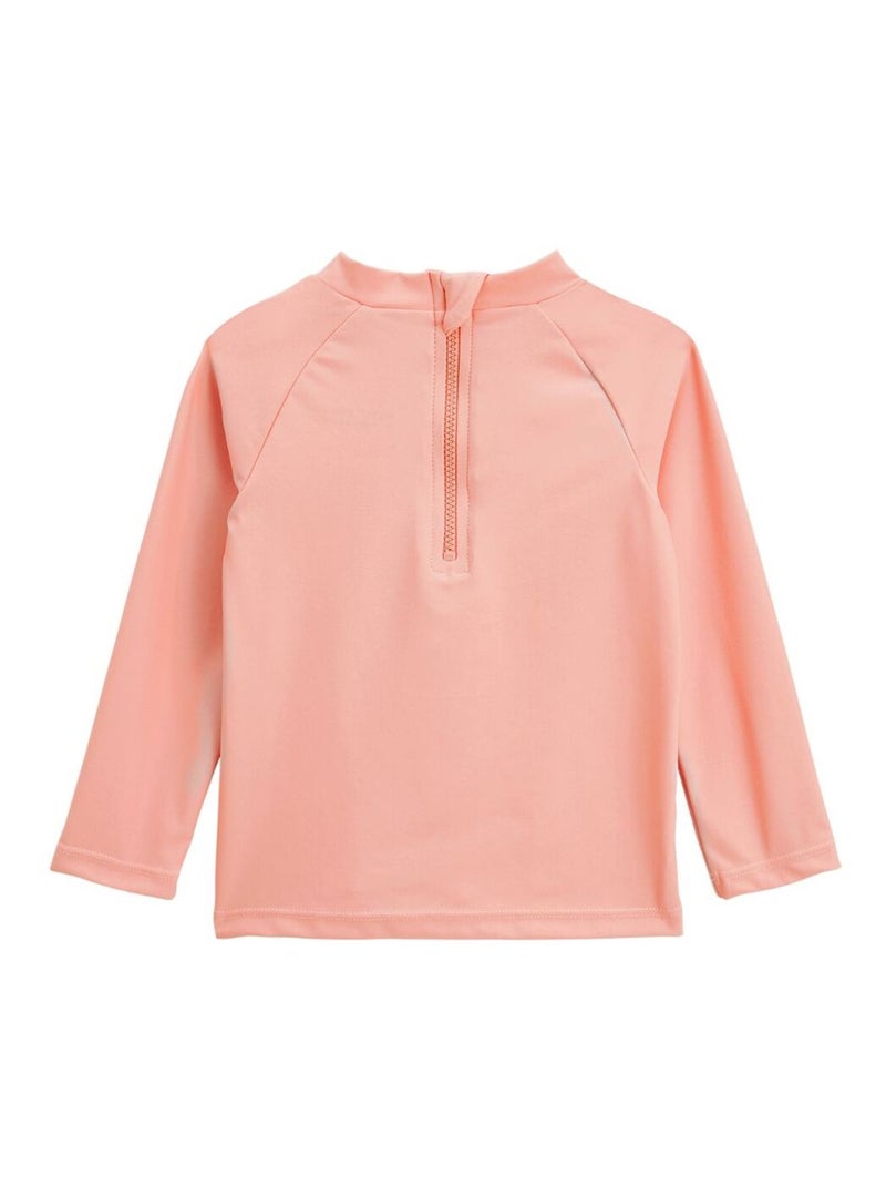 Maillot de bain bébé 2 pièces t-shirt de protection UV & culotte Sumba Rose - Kiabi