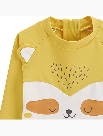Maillot de bain bébé 2 pièces t-shirt de protection UV et boxer Baroudeur