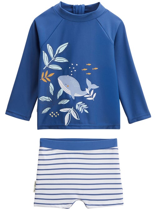 Maillot de bain bébé 2 pièces t-shirt de protection UV et boxer Brasilia - Kiabi