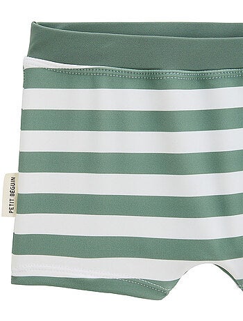 Maillot de bain bébé 2 pièces t-shirt de protection UV et boxer Hello Dino