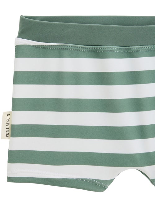 Maillot de bain bébé 2 pièces t-shirt de protection UV et boxer Hello Dino - Kiabi
