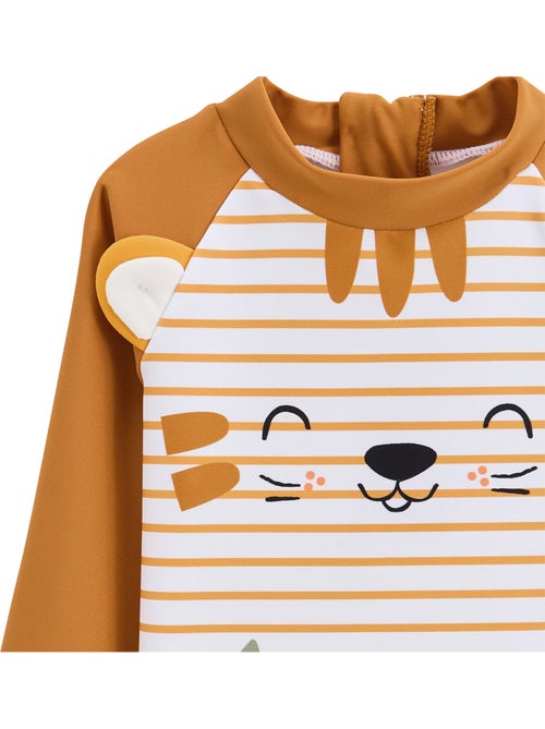 Maillot de bain bébé 2 pièces t-shirt de protection UV et boxer Mio - Kiabi