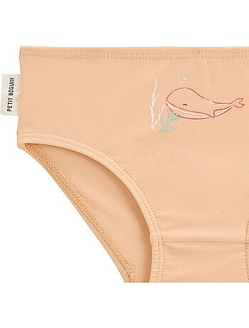 Maillot de bain bébé 2 pièces t-shirt de protection UV et culotte Cassis