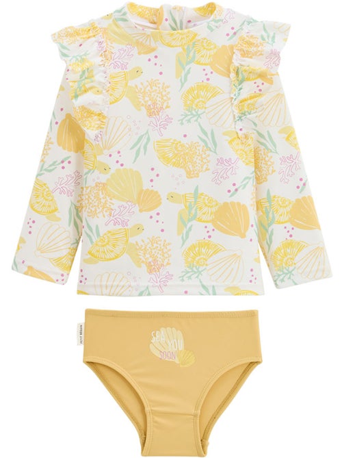 Maillot de bain bébé 2 pièces t-shirt de protection UV et culotte Porticcio - Kiabi