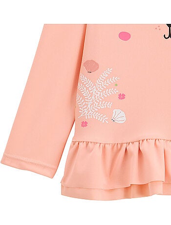 Maillot de bain bébé 2 pièces t-shirt de protection UV et culotte Rosara