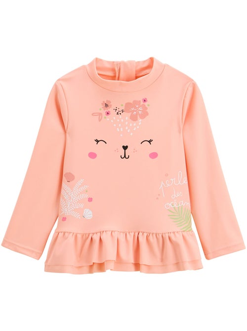 Maillot de bain bébé 2 pièces t-shirt de protection UV et culotte Rosara - Kiabi