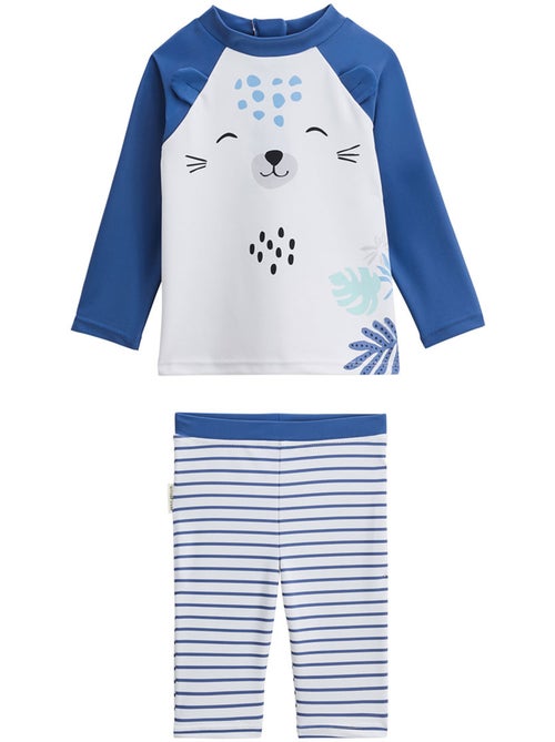 Maillot de bain bébé 2 pièces t-shirt et pantalon de protection UV Brasilia - Kiabi