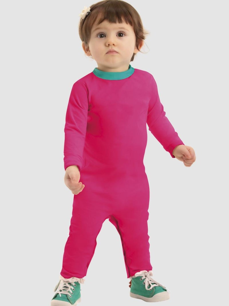 Maillot de bain bébé  UV Line Rose - Kiabi