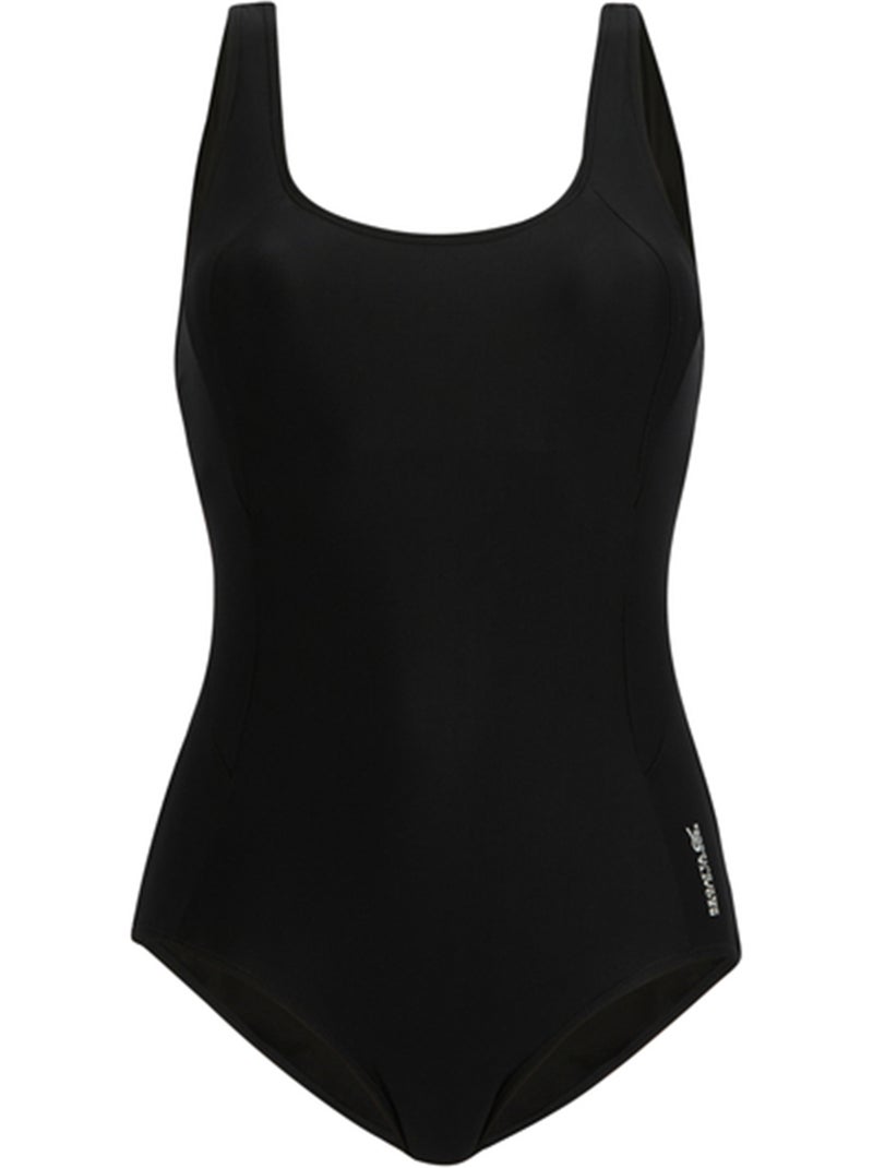 Maillot de bain bicolore 1 pièce active - regatta Noir - Kiabi