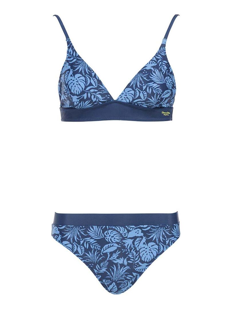 Maillot De Bain Bleu Femme Terre de Marins Bleu - Kiabi