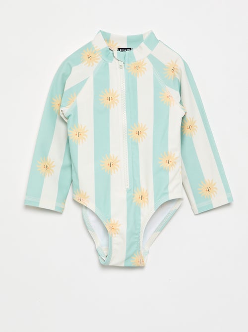 Maillot de bain body à manches longues - Kiabi