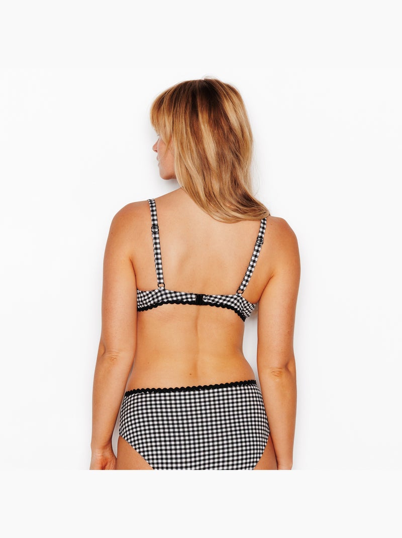 Maillot de bain corbeille Pina - RougeGorge Lingerie Blanc Noir - Kiabi