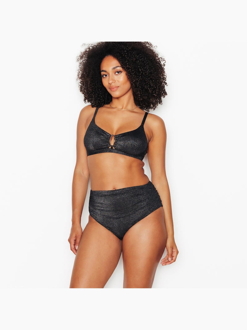 Maillot de bain culotte haute Ness - RougeGorge Lingerie Noir - Kiabi