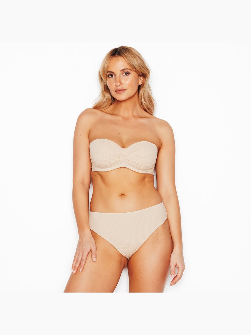 Maillot de bain culotte haute Perle - RougeGorge Lingerie Ecru - Kiabi