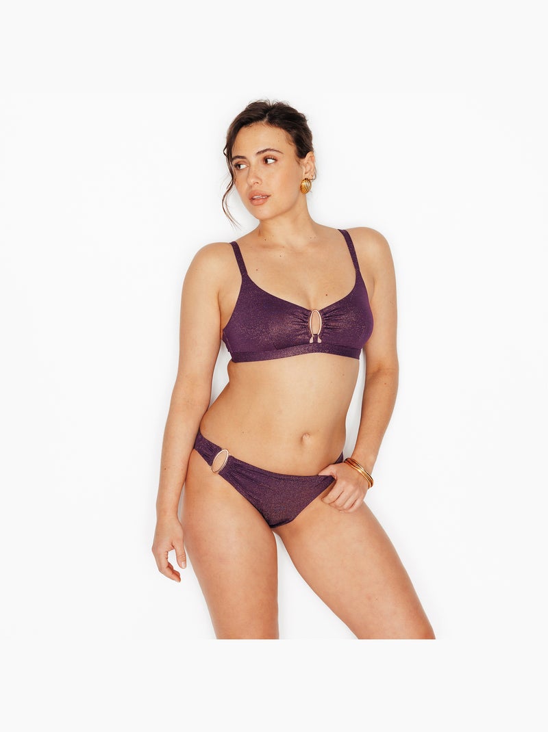 Maillot de bain culotte midi Ness - RougeGorge Lingerie Violet prune - Kiabi