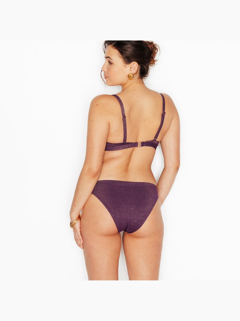 Maillot de bain culotte midi Ness - RougeGorge Lingerie Violet prune - Kiabi