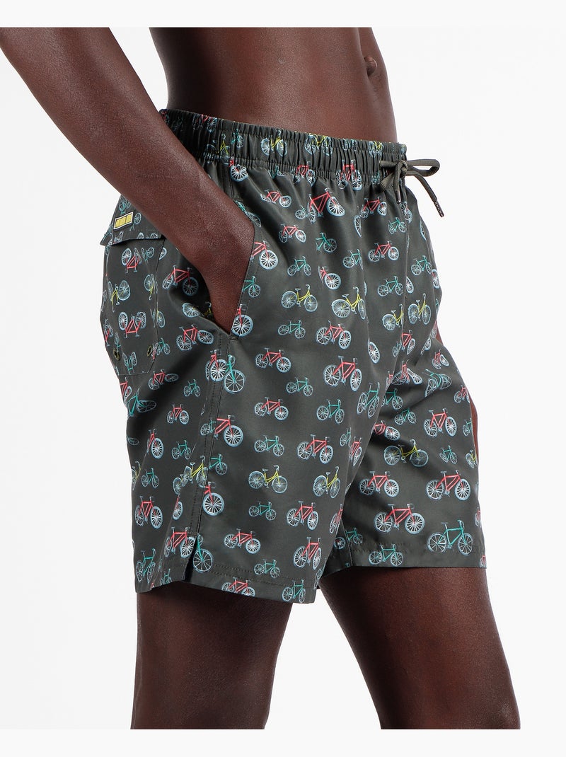 Maillot de bain cycliste homme ANTONIO MIRO Kaki - Kiabi