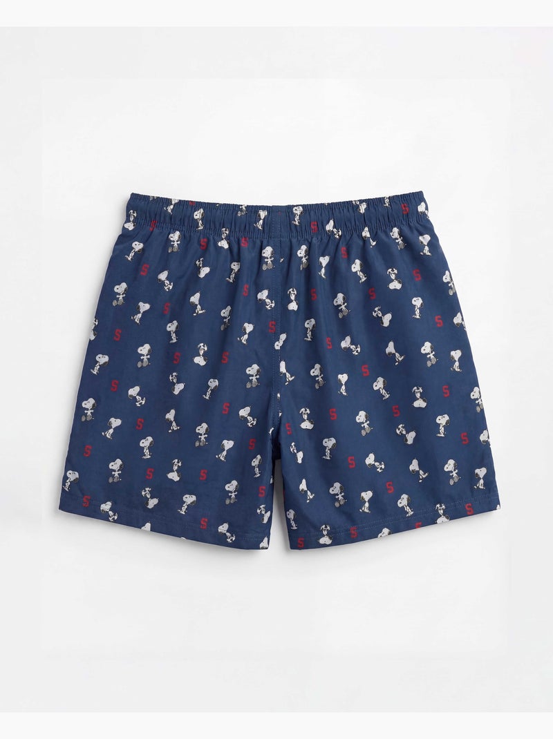Maillot de bain de sport Snoopy pour homme PEANUTS Bleu marine - Kiabi