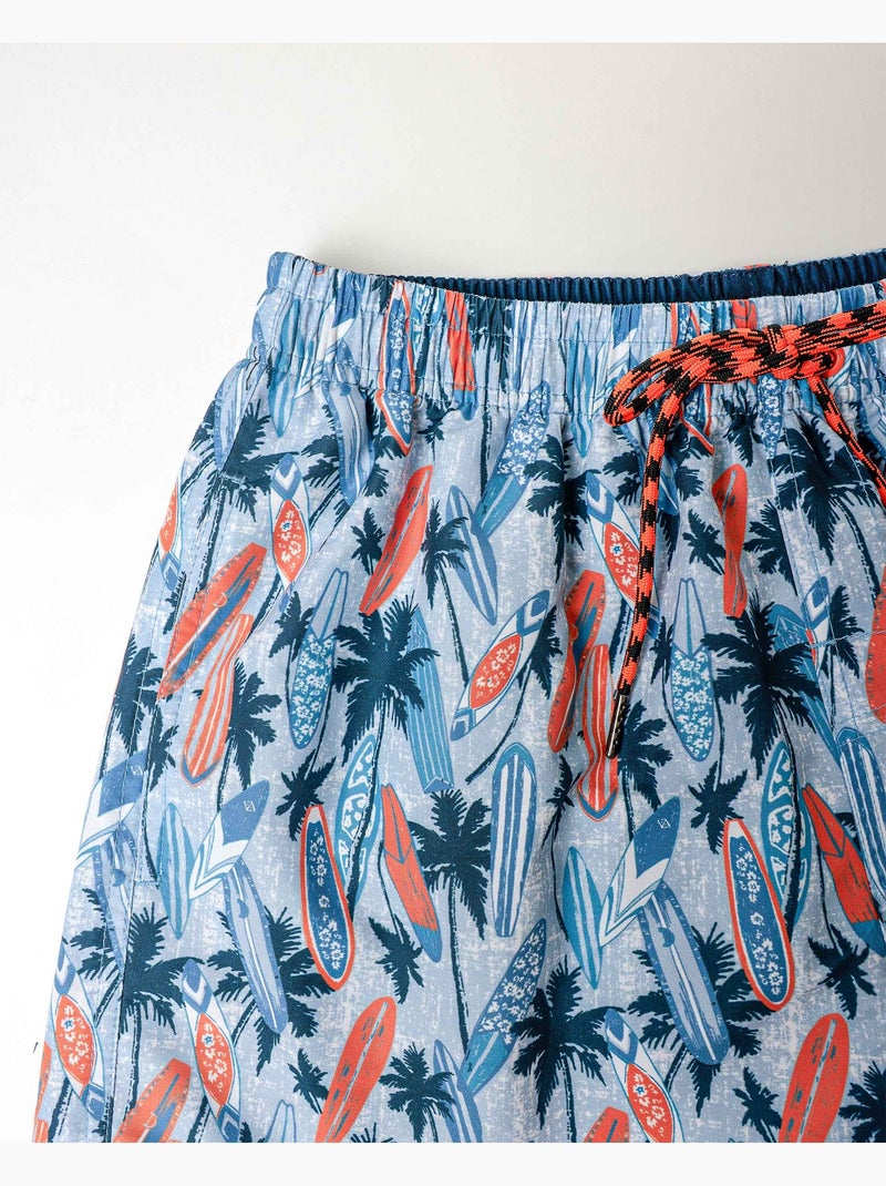 Maillot de bain de surf pour homme DIVER Bleu - Kiabi