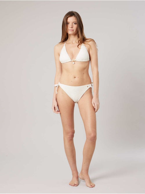 Maillot de bain deux pièces femme effet crochet 'Deeluxe' - Kiabi