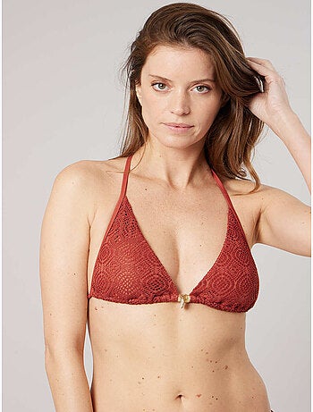 Maillot de bain deux pièces femme effet crochet 'Deeluxe'